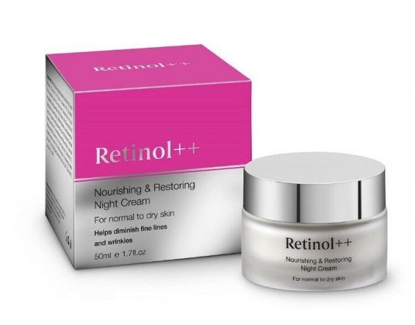 Питательный восстанавливающий ночной крем для нормальной и сухой кожи Retinol++